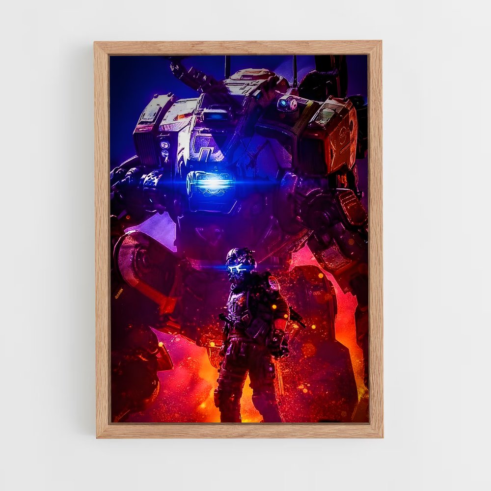 Poster Transformers : L'Alliance des Héros – affiche Titanfall (vue 4)